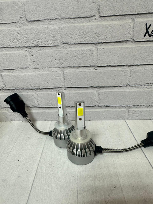 Лампа LED C1 (Black-silver) H27, 6000k